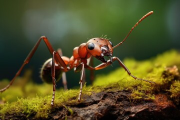 ant sitting high resolution HD large format not blurry (AI Generator)
