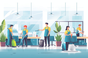 Cleaning Service Illustration