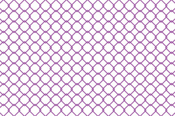 Metal fence wire chain link vector.