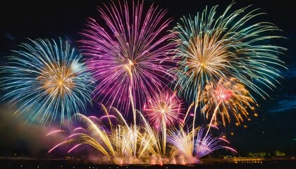 Fototapeta premium fireworks in the night sky