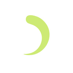 Curve semi circle vektor