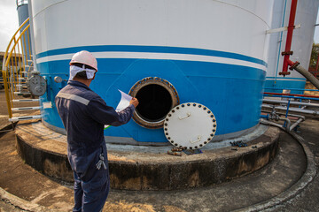 Male into fuel tank oil area confined