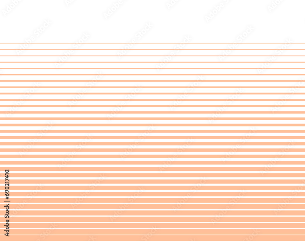 Aufkleber vintage banner with horizontal lines and peach fuzz color pattern.