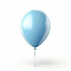 blue balloon with yellow ribbon