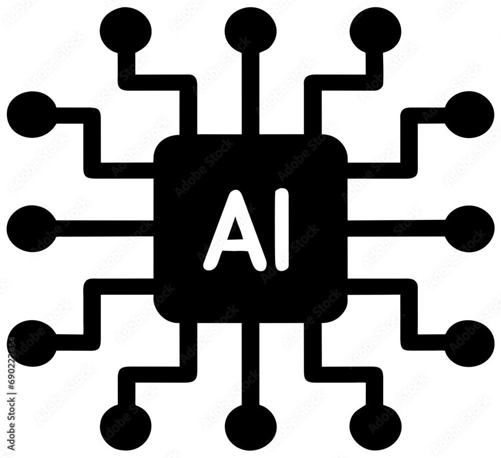 Fototapete ai tech, businessman show virtual graphic global internet connect chatgpt chat with ai, artificial i