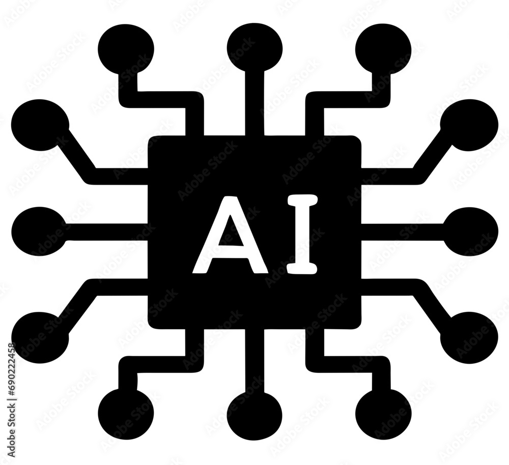 Fototapete ai tech, businessman show virtual graphic global internet connect chatgpt chat with ai, artificial i