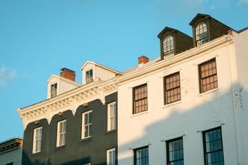 Fototapeta na wymiar Architectural details in Georgetown, Washington, District of Columbia