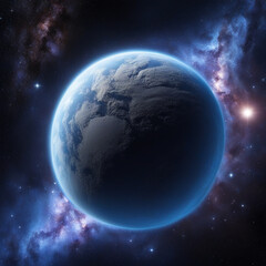earth, planet, globe, space, world, map, blue, night, global