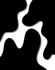 black and white cow pattern