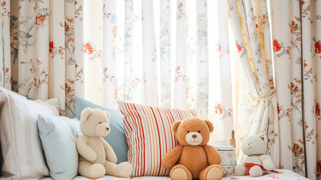 Baby room decor and interior design inspiration in the English countryside style cottage