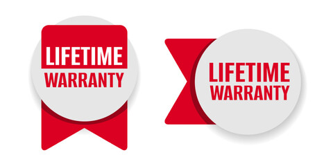 Lifetime warranty badge - for products labeling