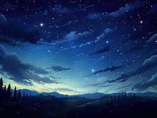 Fototapeta premium starry night sky