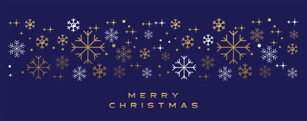 Christmas Snowflake Background. Seamless pattern. Line snowflakes Modern Graphic Snowflake Holiday Card.