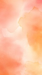 Watercolor art background. Old paper. Peach Fuzz  texture for cards, flyers, poster, banner.