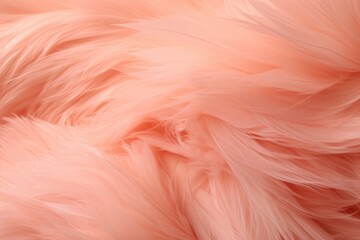 soft peach fluff. feather texture.