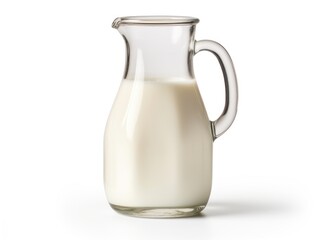 Buttermilk isolated on white background