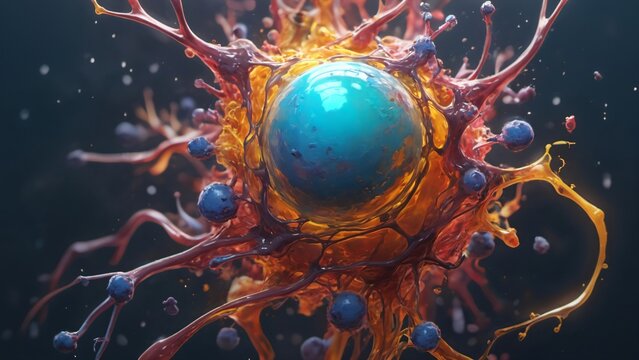 photographie microscopique de la cellulose biologique - une exploration visuelle des composants essentiels des parois cellulaires v&eacute;g&eacute;tales.