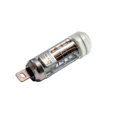 Car sound lamp fuse close up. isolated on transparent