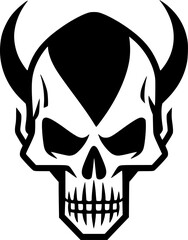 Fototapeta premium Skull - High Quality Vector Logo - Vector illustration ideal for T-shirt graphic
