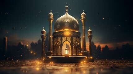 Obraz premium church in the night