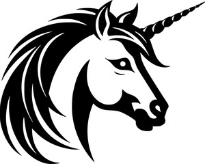 Unicorn - High Quality Vector Logo - Vector illustration ideal for T-shirt graphic