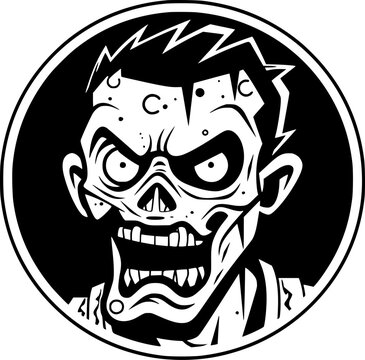 recommend clip art: Zombie - High Quality Vector Logo - Vector illustration ideal for T-shirt graphic