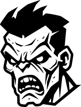 recommend clip art: Zombie - High Quality Vector Logo - Vector illustration ideal for T-shirt graphic