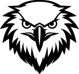 Eagle - Minimalist and Flat Logo - Vector illustration