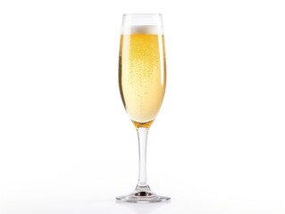 Champagne isolated on white background