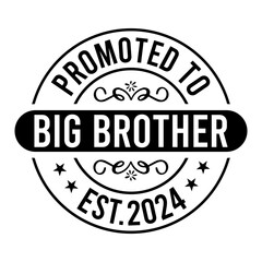 Promoted To Big Brother Est. 2024 SVG