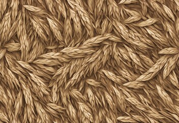 Close-Up of Ripened Wheat Texture Background