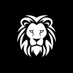 Lion | Minimalist and Simple Silhouette - Vector illustration