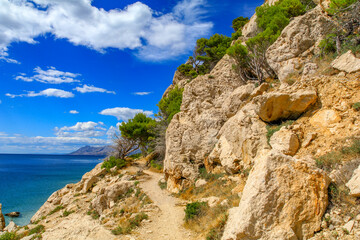 Croatian landscape, Adriatic Sea, photo for photo wallpaper © dominikspalek.pl