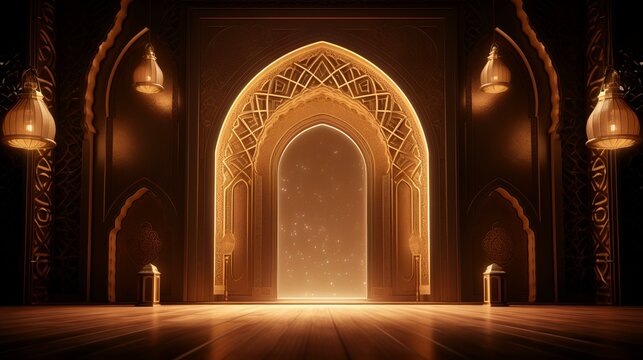 interior of the mosque