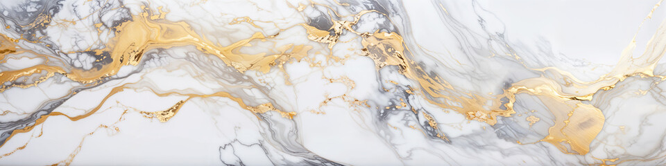 Premium luxury white and gold marble background, golden gilded majestic banner, hd - obrazy, fototapety, plakaty