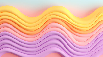 abstract background with pastel color waves