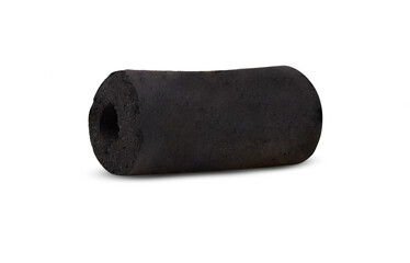 black charcoal on transparent