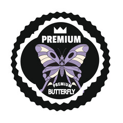  butterfly top logo vector 