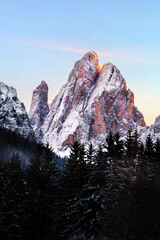 Alps di Sesto - Dolomiti - Italy mountains Europe  - obrazy, fototapety, plakaty