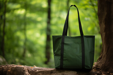 Sustainable Shopping Recycling bags - Ai generated - Generative Ai	