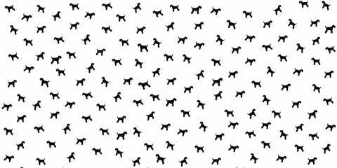 vector miniature schnauzer background 