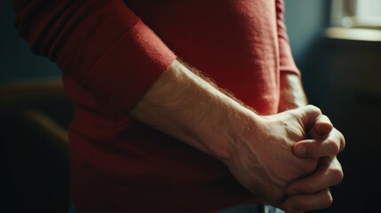 Naklejka premium A close-up shot of a person's hands. Versatile image suitable for various concepts