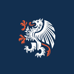 Griffin heraldic logo