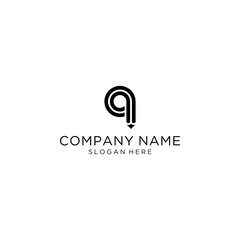 Fototapeta premium initial Q pencil logo design vector
