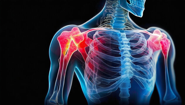X-Ray Insight Visualizes the Deltoids in Detail, Pain Points Exposing X-Ray Insight to Deltoids Discomfort. Generative AI