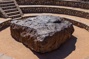 Hobas Meteorite.
The world's largest intact meteorite weighing in at 65 tonnes