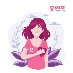 breast-cancer-day-vector-illustration