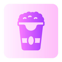 popcorn gradient icon