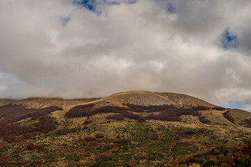 Abruzzo, Italy.  Spectacular autumnal landscapes. Foliage