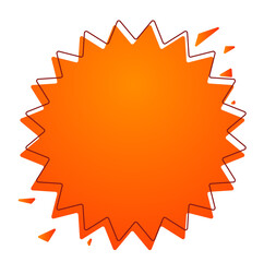 red and yellow label